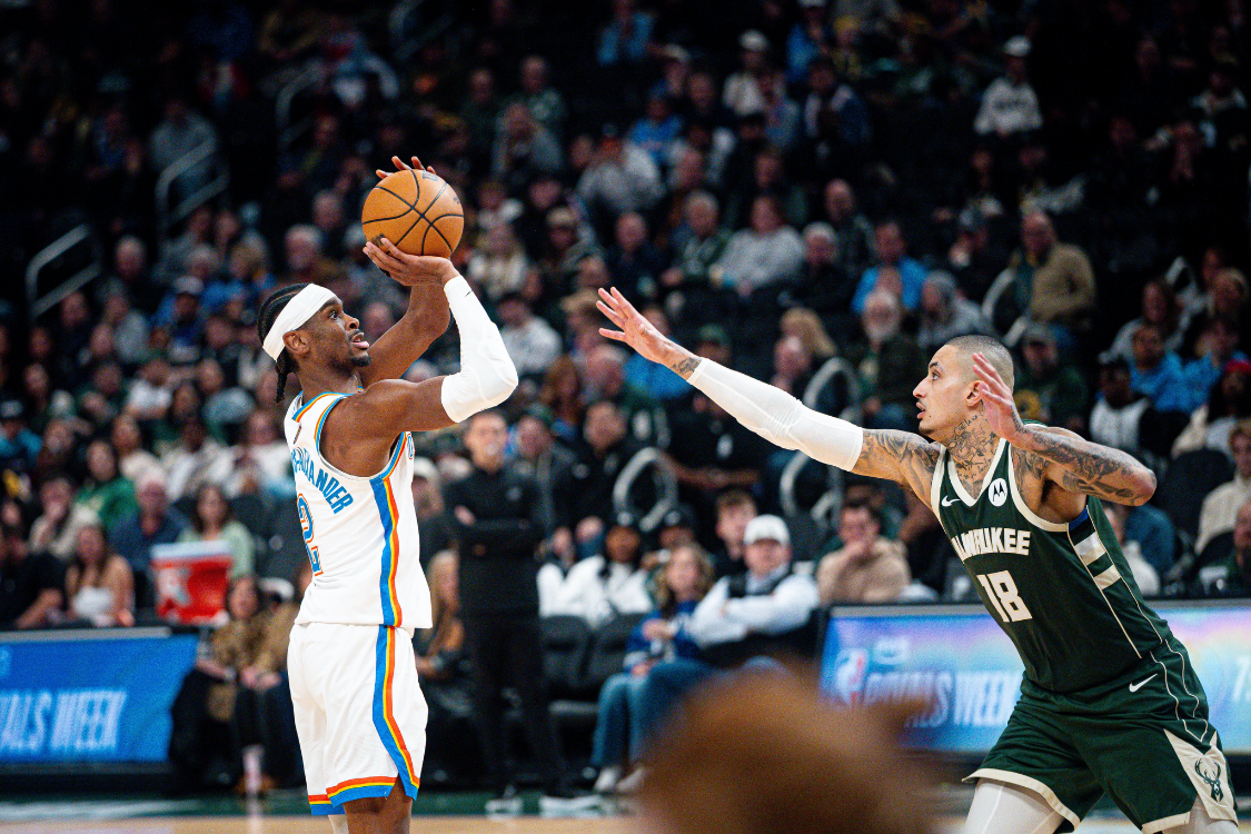 九游官网-亚历山大40分7篮板11助攻雷霆擒雄鹿2连胜,字母哥19分14板7助